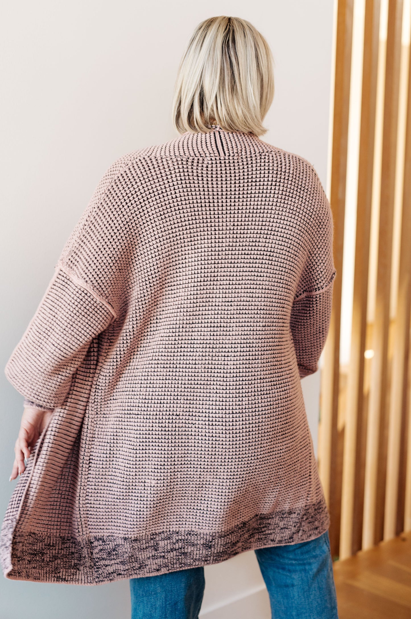 The Way It Is Cardigan in Mauve