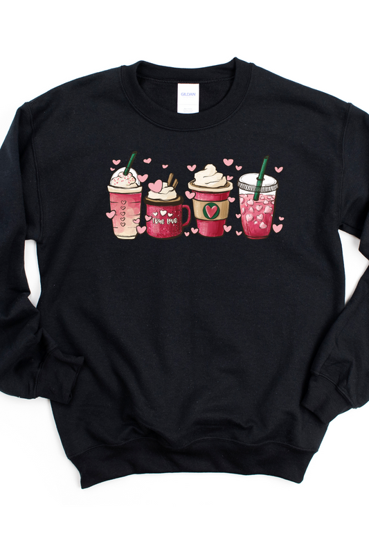 VALENTINE LATTE SWEATSHIRT
