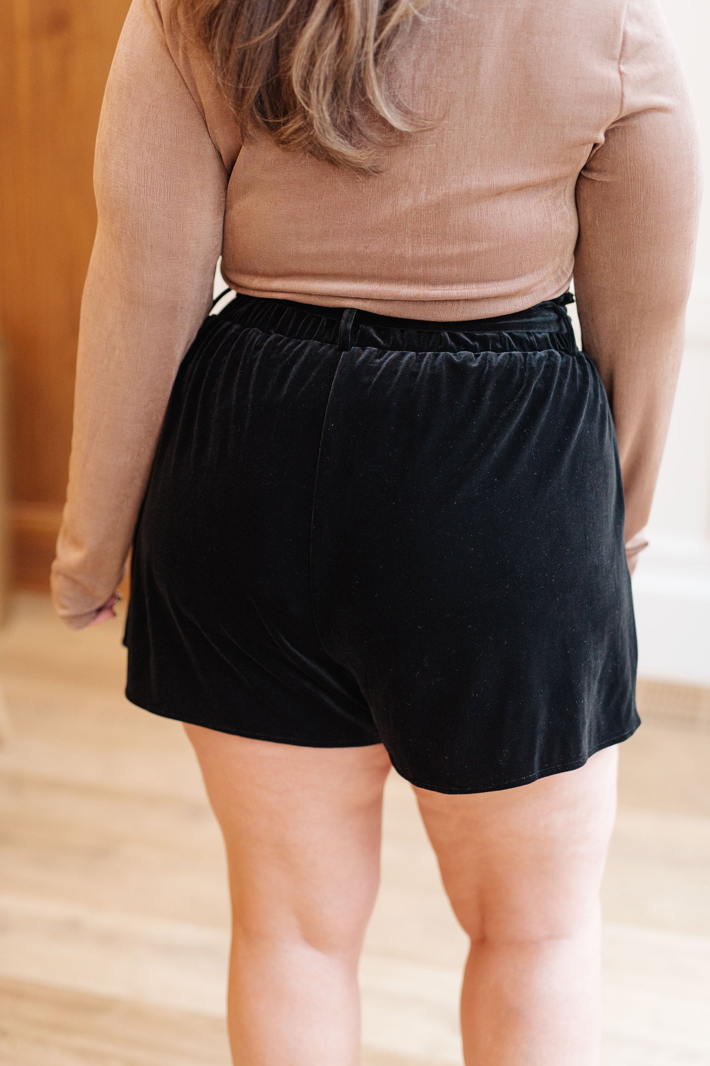 7th Ray Wrapped in Velvet Shorts