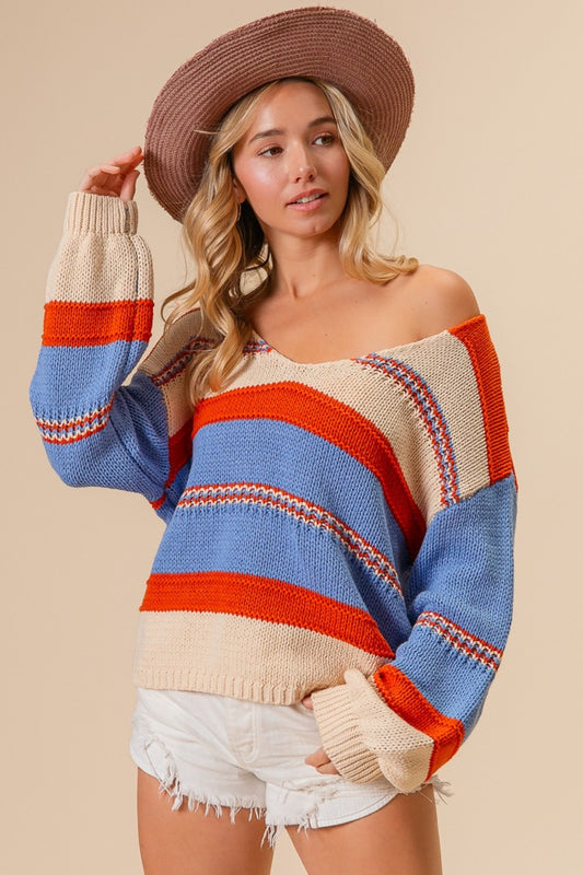 BiBi “What the Stripe” Sweater