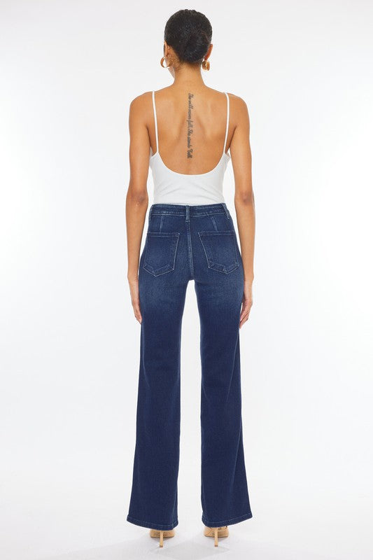 Kancan High Rise Slim Flare Jean