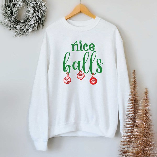 Nice Balls Graphic Sweatshirt