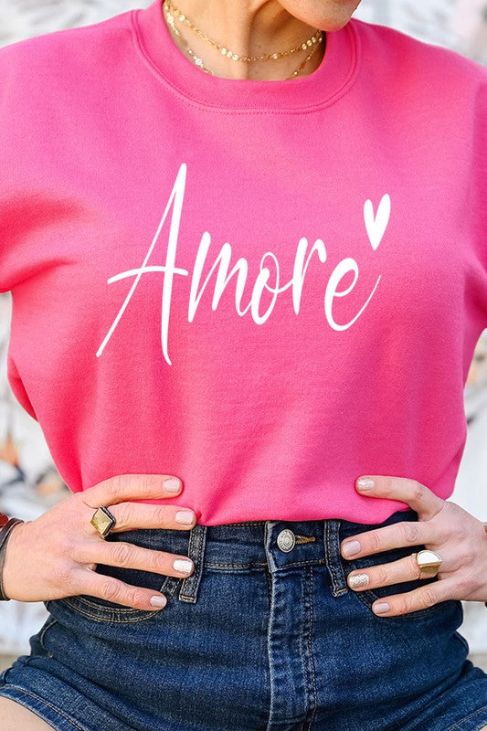 Valentines Day Amore Tiny Heart Sweatshirt