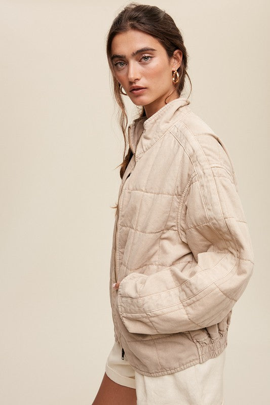 Listicle Quilted Jacket