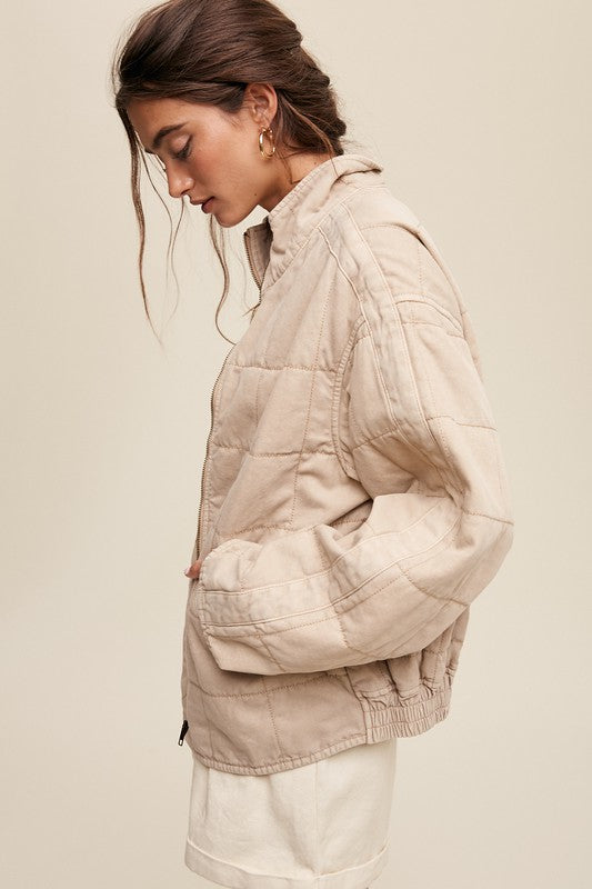 Listicle Quilted Jacket