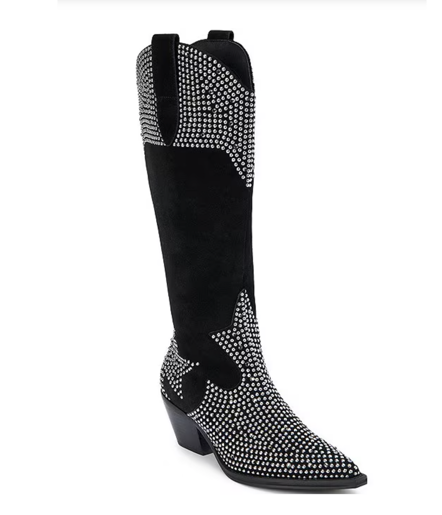Dumplin Black Studded Boots