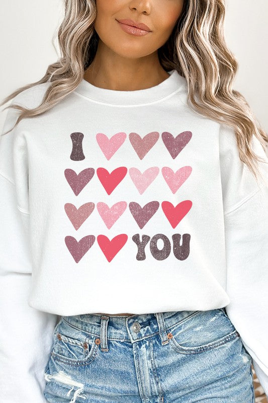 Valentine's I Heart You Holiday Sweatshirt