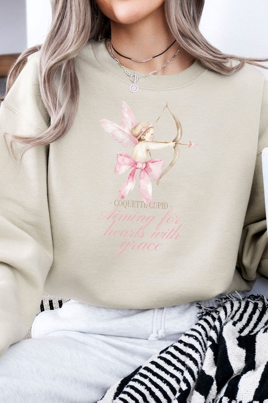 Valentine's Fleece Graphic Sweatshirt