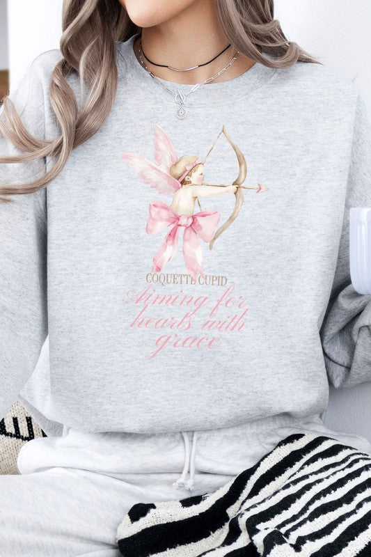 Valentine's Fleece Graphic Sweatshirt