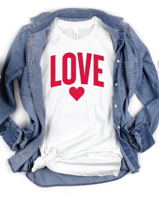 Love Heart Graphic Tee