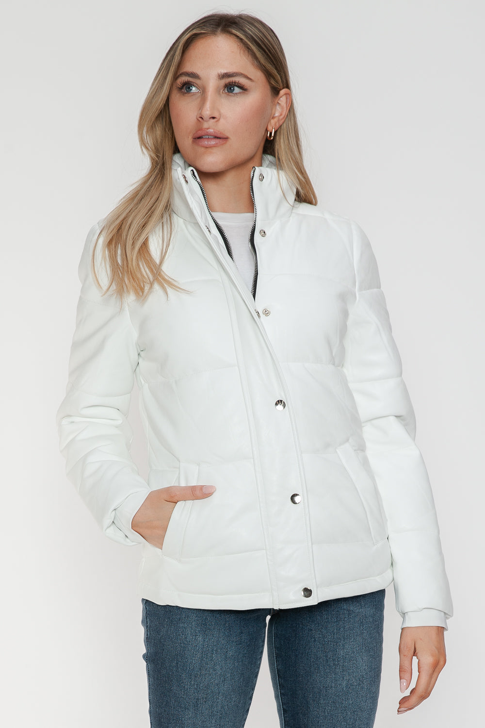 YMI Turtleneck Lightweight Puffer Jacket