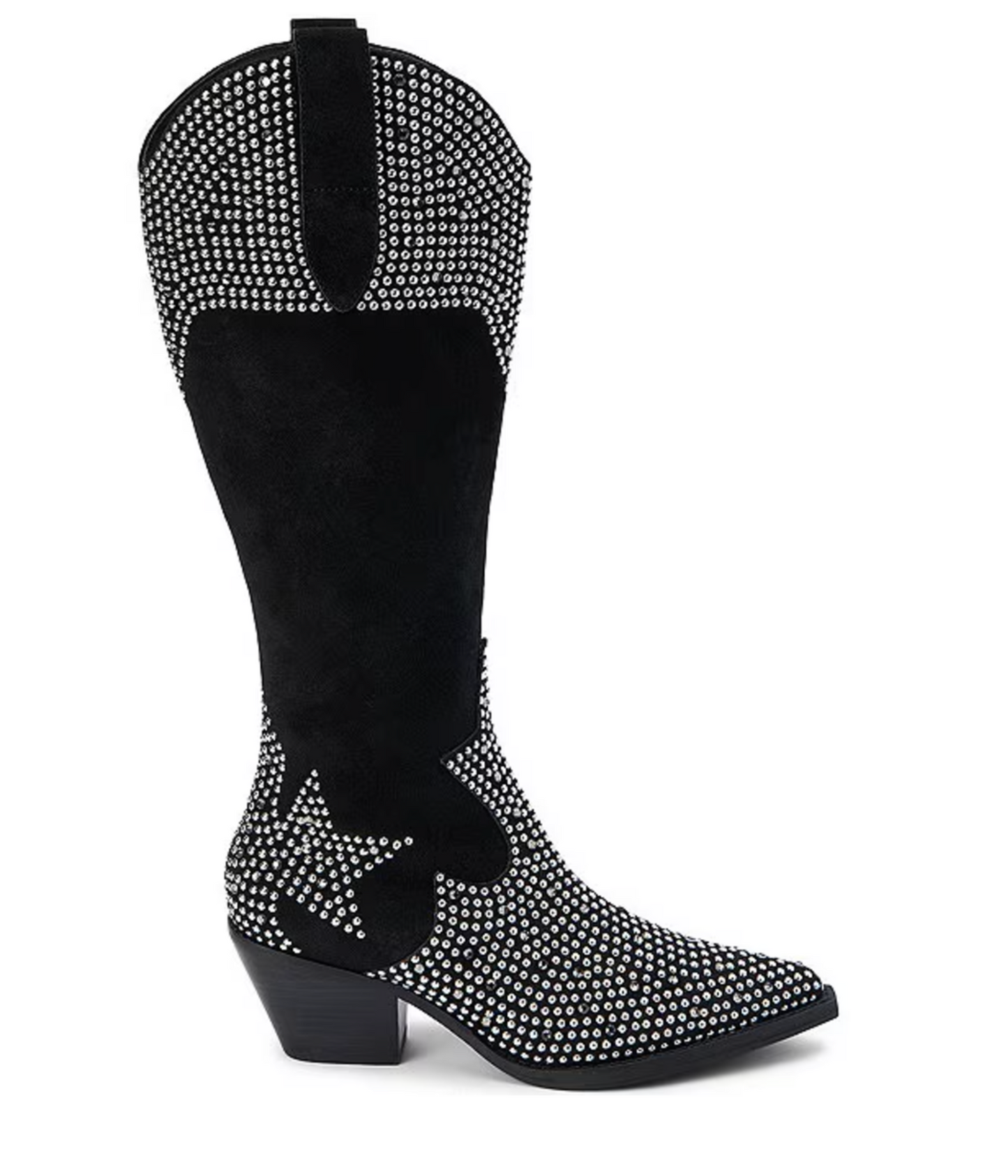 Dumplin Black Studded Boots
