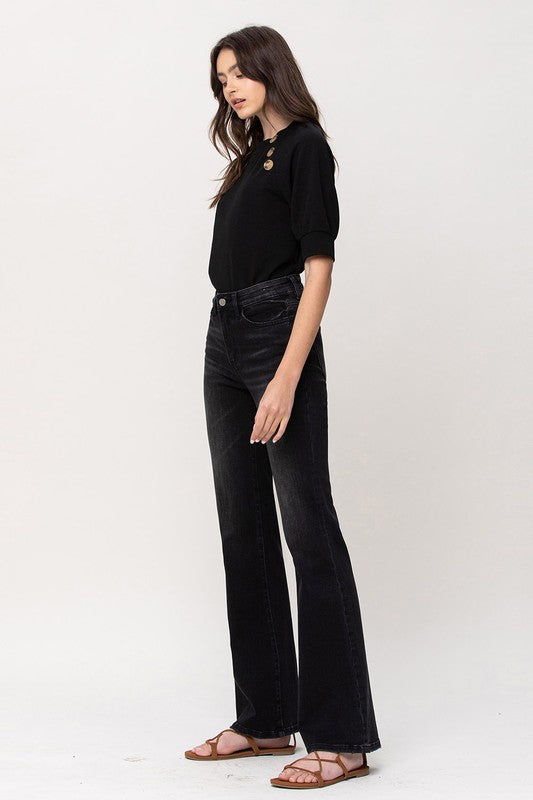 High Rise Relax Flare Jeans