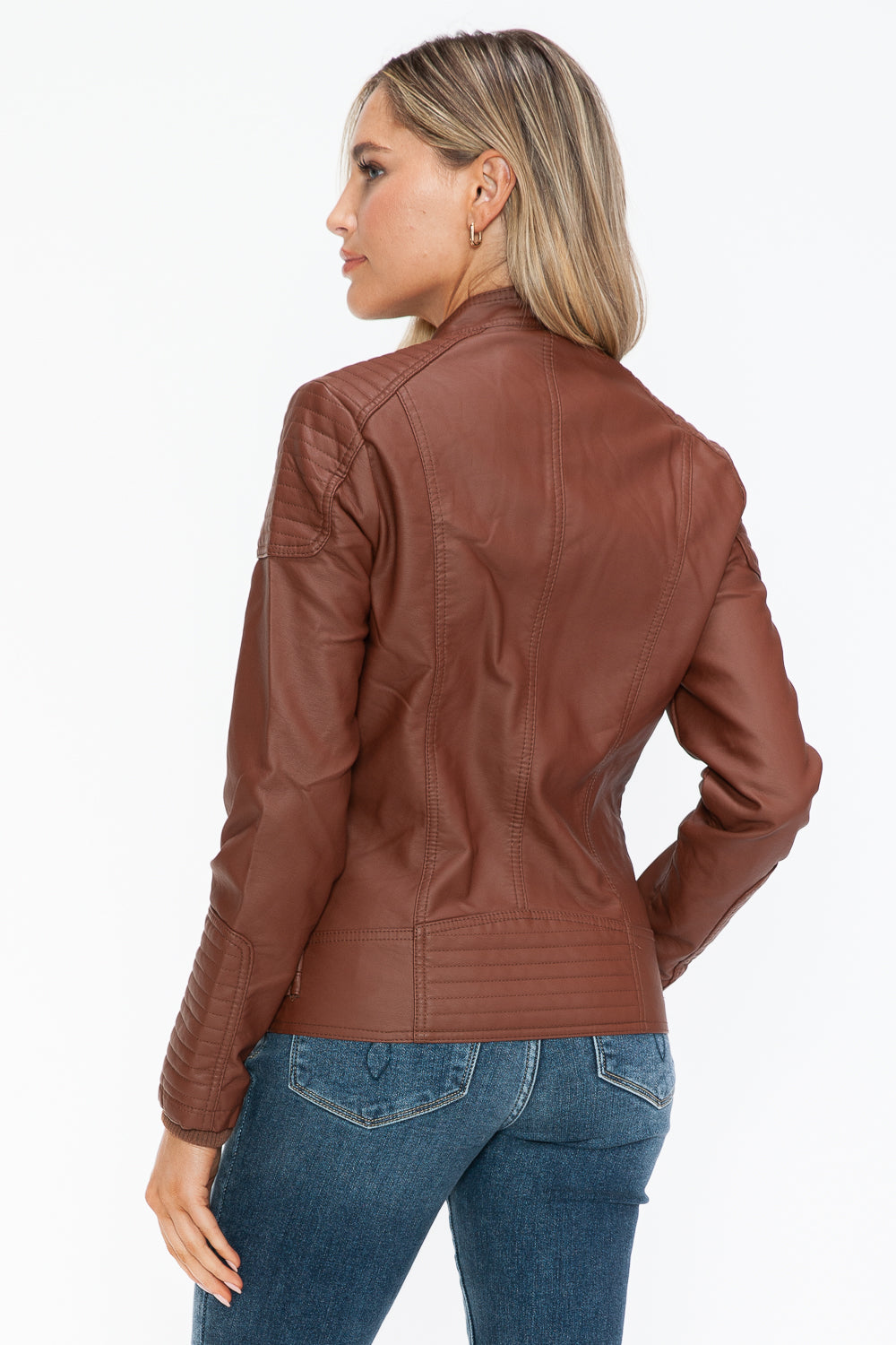 Snobbish Faux Leather Jacket