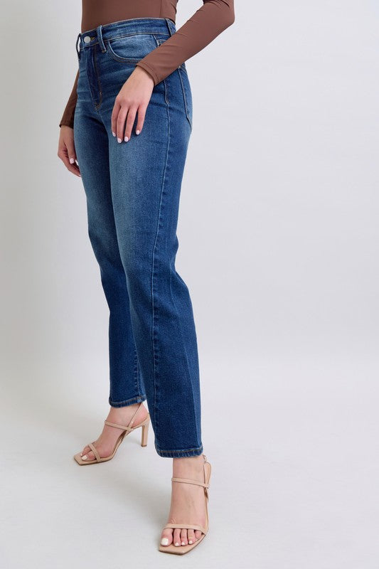Judy Blue Annie Side Seam Detail Straight Jeans