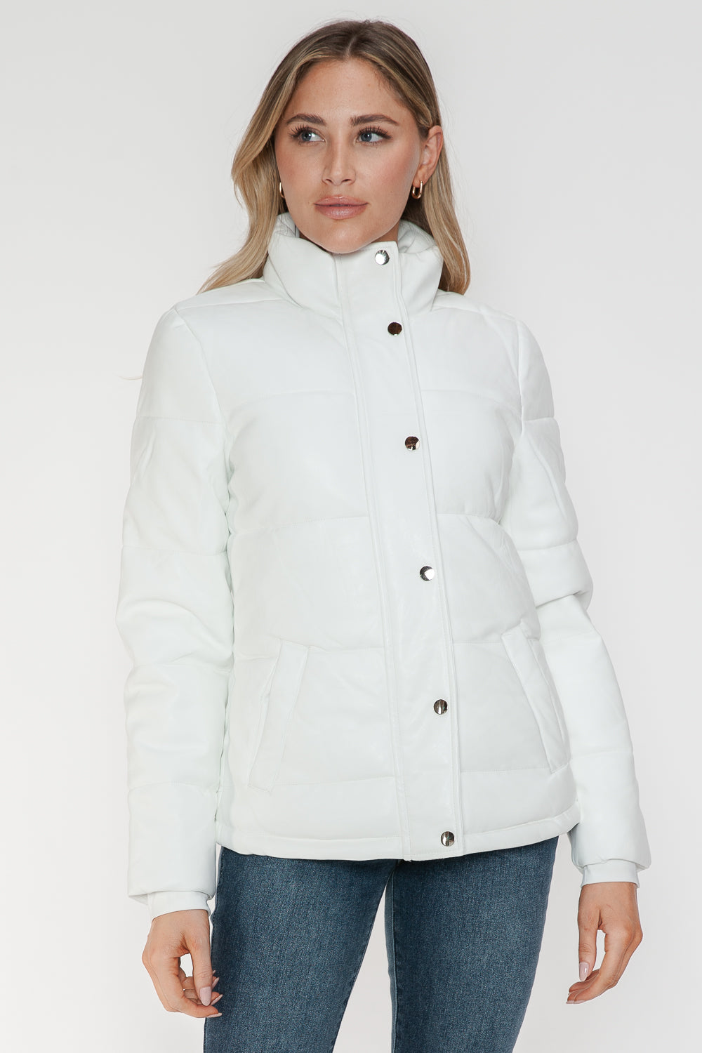 YMI Turtleneck Lightweight Puffer Jacket