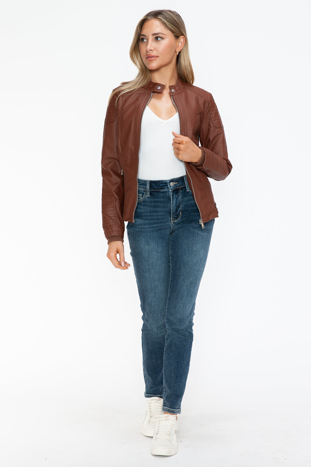 Snobbish Faux Leather Jacket