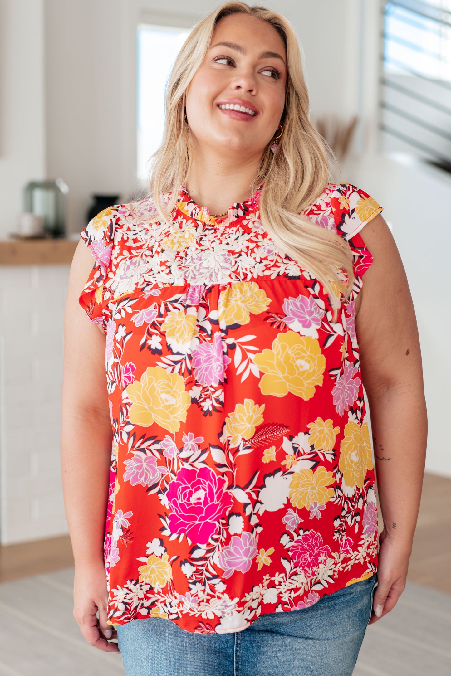 Andree by Unit Among The Flowers Floral Top