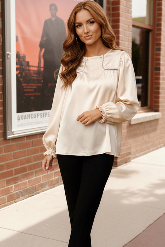 A Satin Daydream Blouse