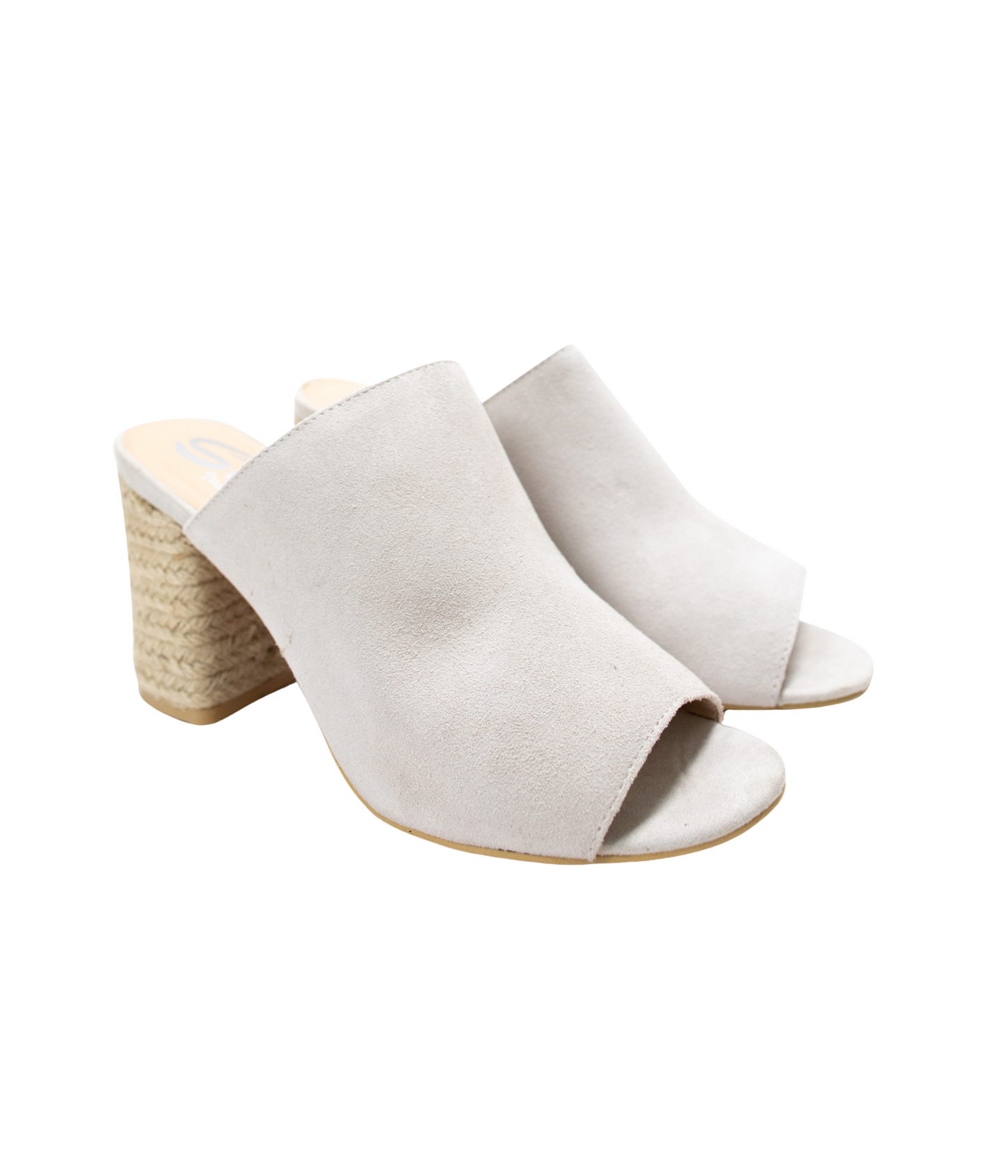 Sbicca Helena Heeled Sandal in Ice Suede