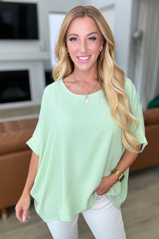 Andree by Unit “Feels Like Me” Dolman Sleeve Top in Sage