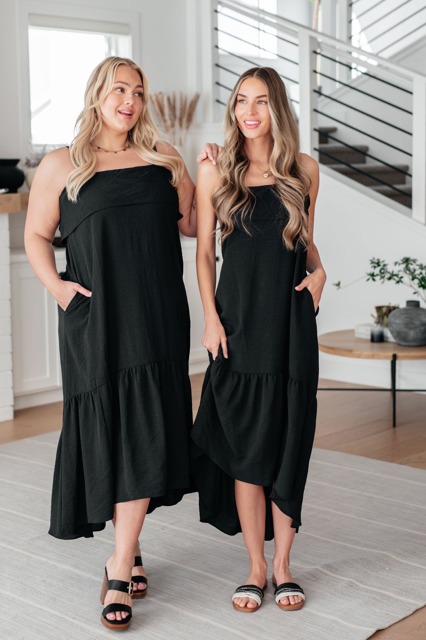 Jodifl Nightlife Tie Back Maxi Dress