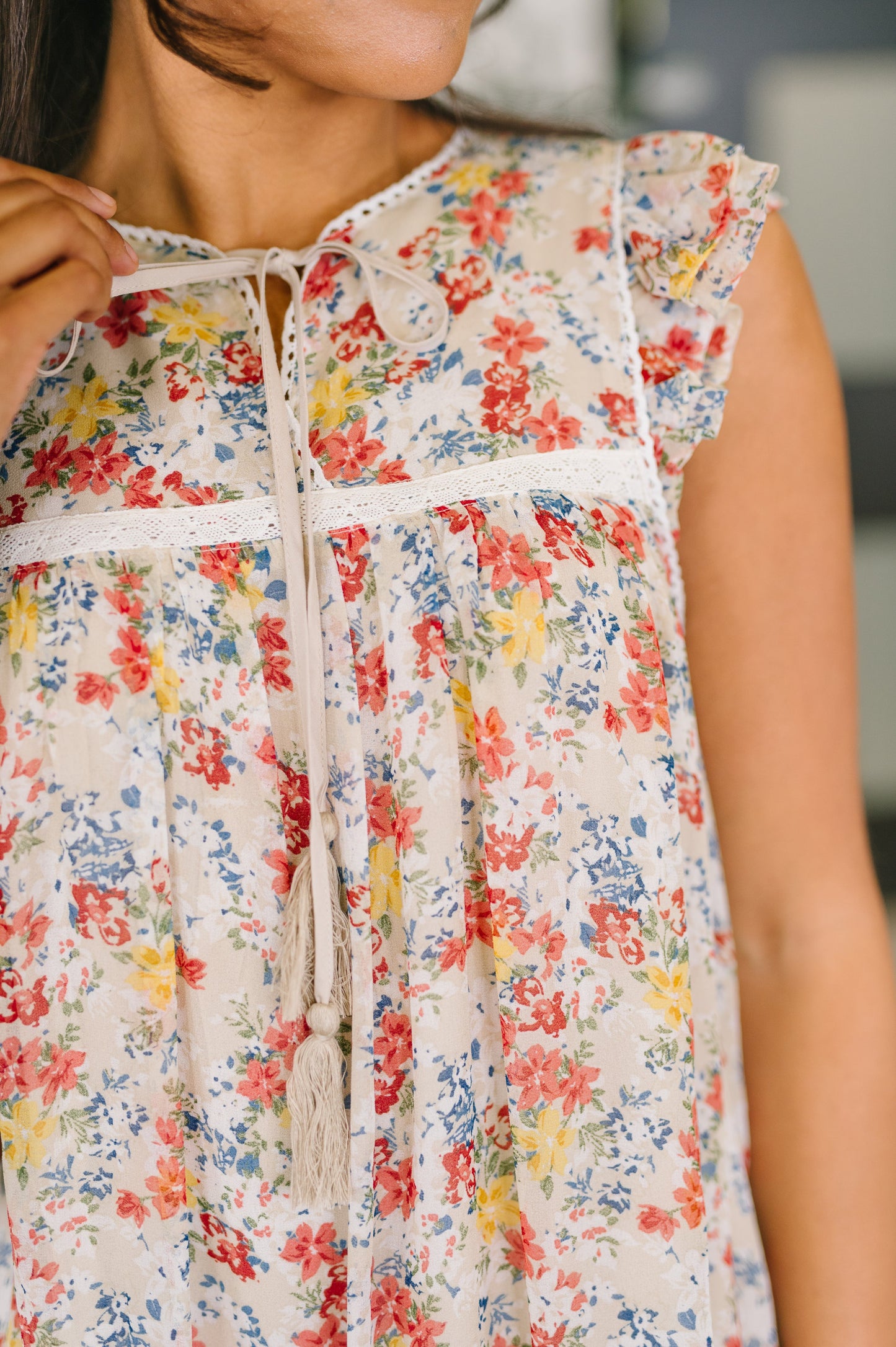 Precisely Me Smock Midi Dress