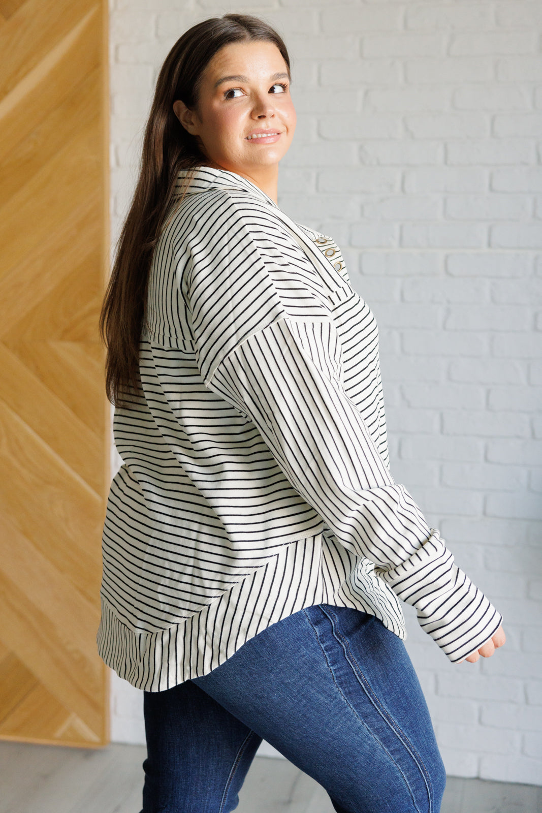 BiBi Striped Serendipity Pullover