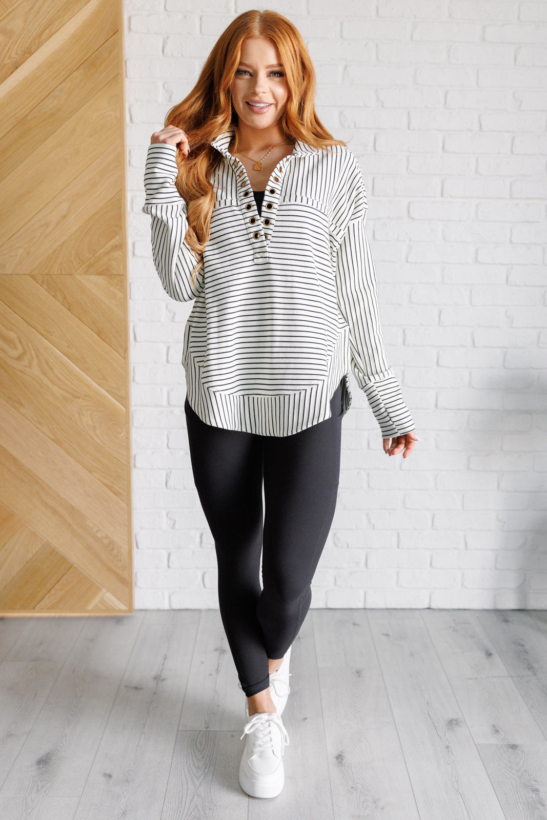 BiBi Striped Serendipity Pullover