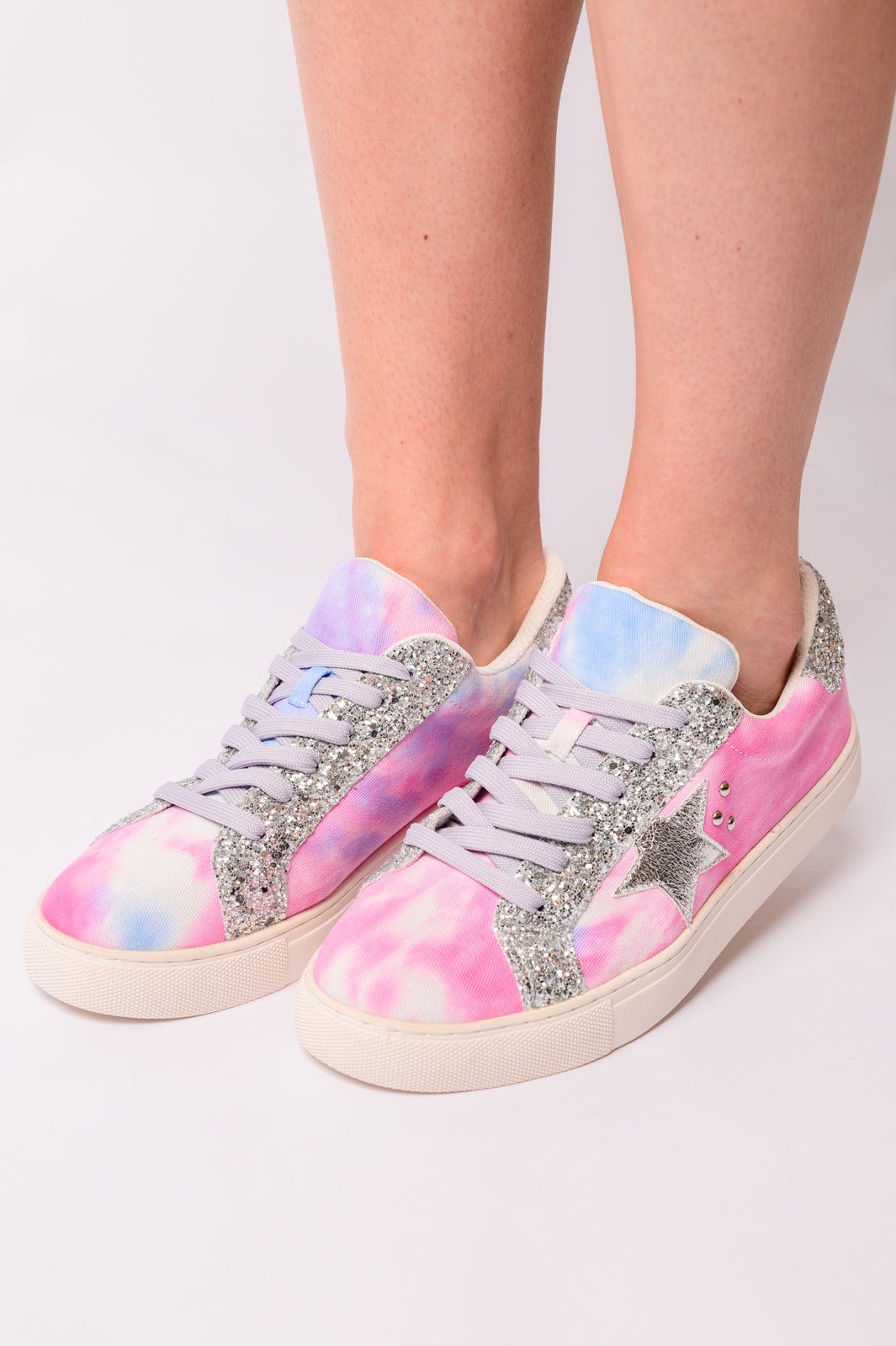 Corkys Supernova Sneakers in Pastel Tie Dye