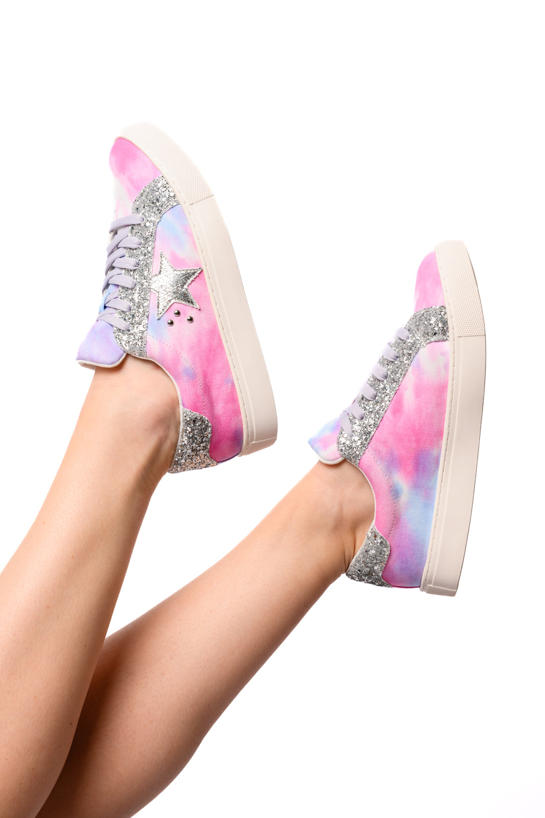 Corkys Supernova Sneakers in Pastel Tie Dye