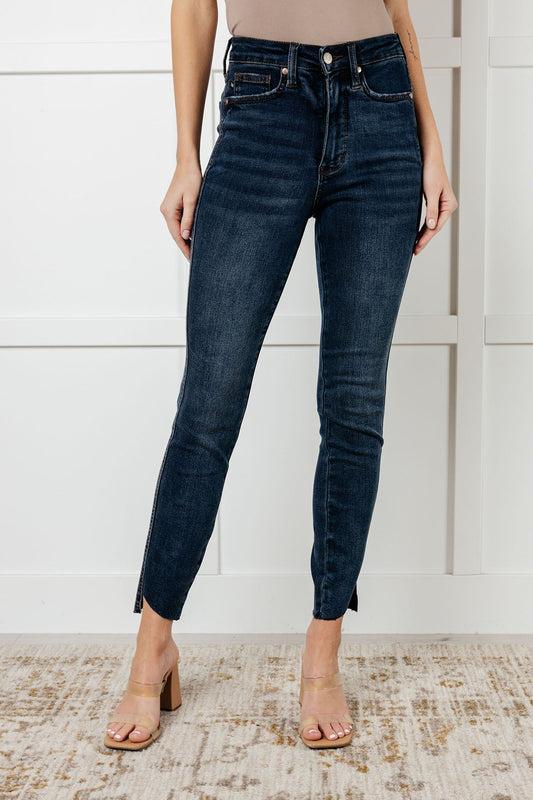 Judy Blue Tessa High Rise Tummy Control Step Hem Jeans