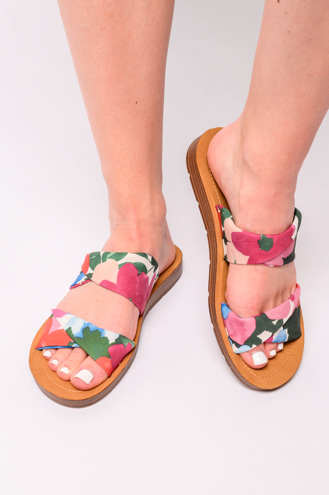 Corkys With a Twist Sandal in Flowers