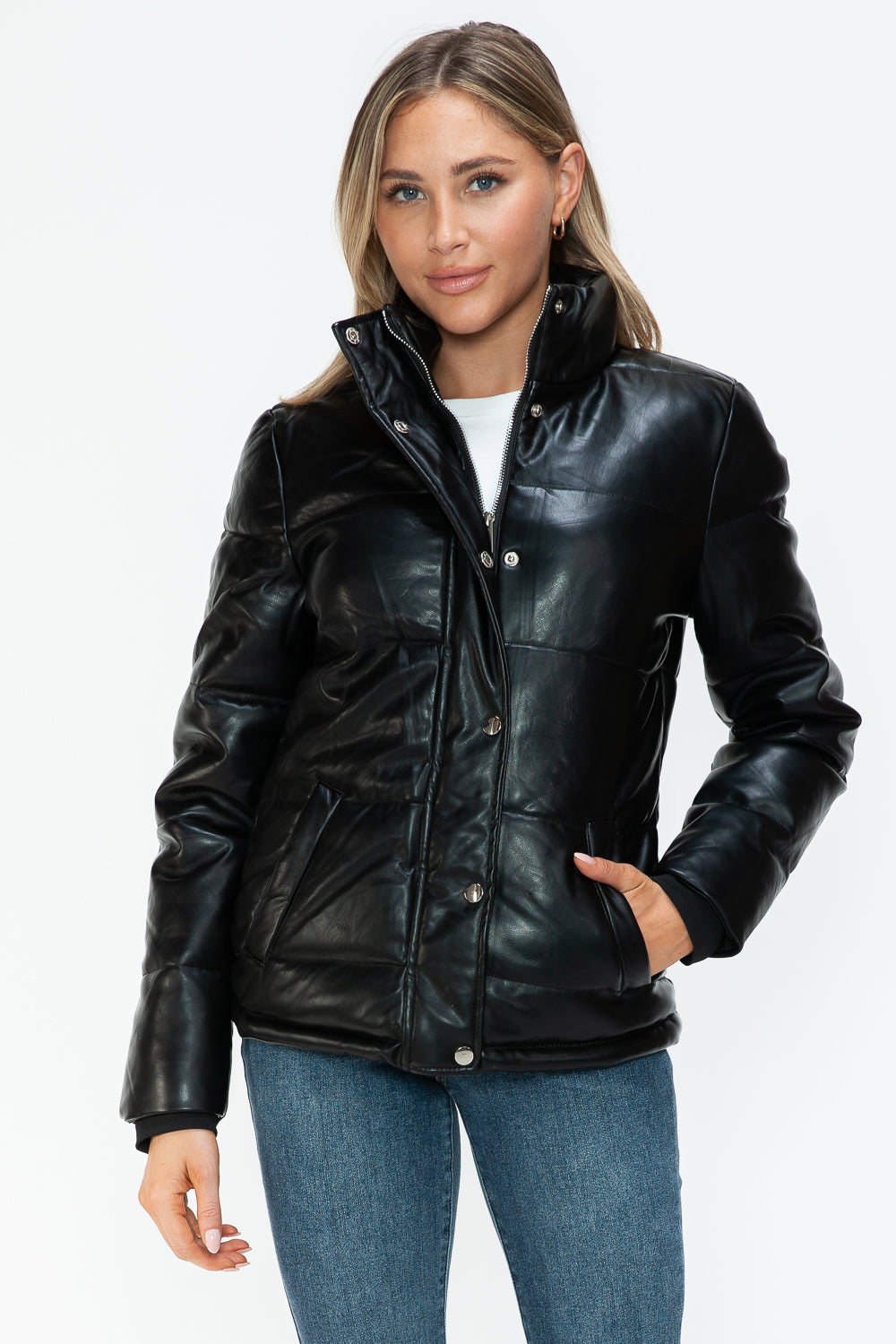 YMI Turtleneck Lightweight Puffer Jacket