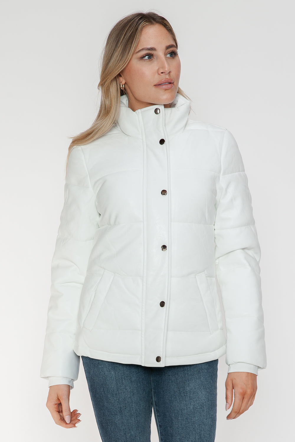 YMI Turtleneck Lightweight Puffer Jacket