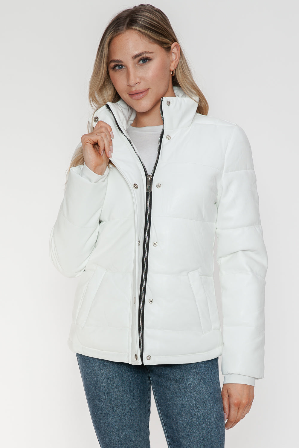 YMI Turtleneck Lightweight Puffer Jacket