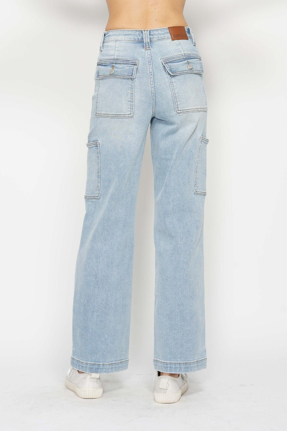 Judy Blue Ali High Waist Straight Cargo Jeans