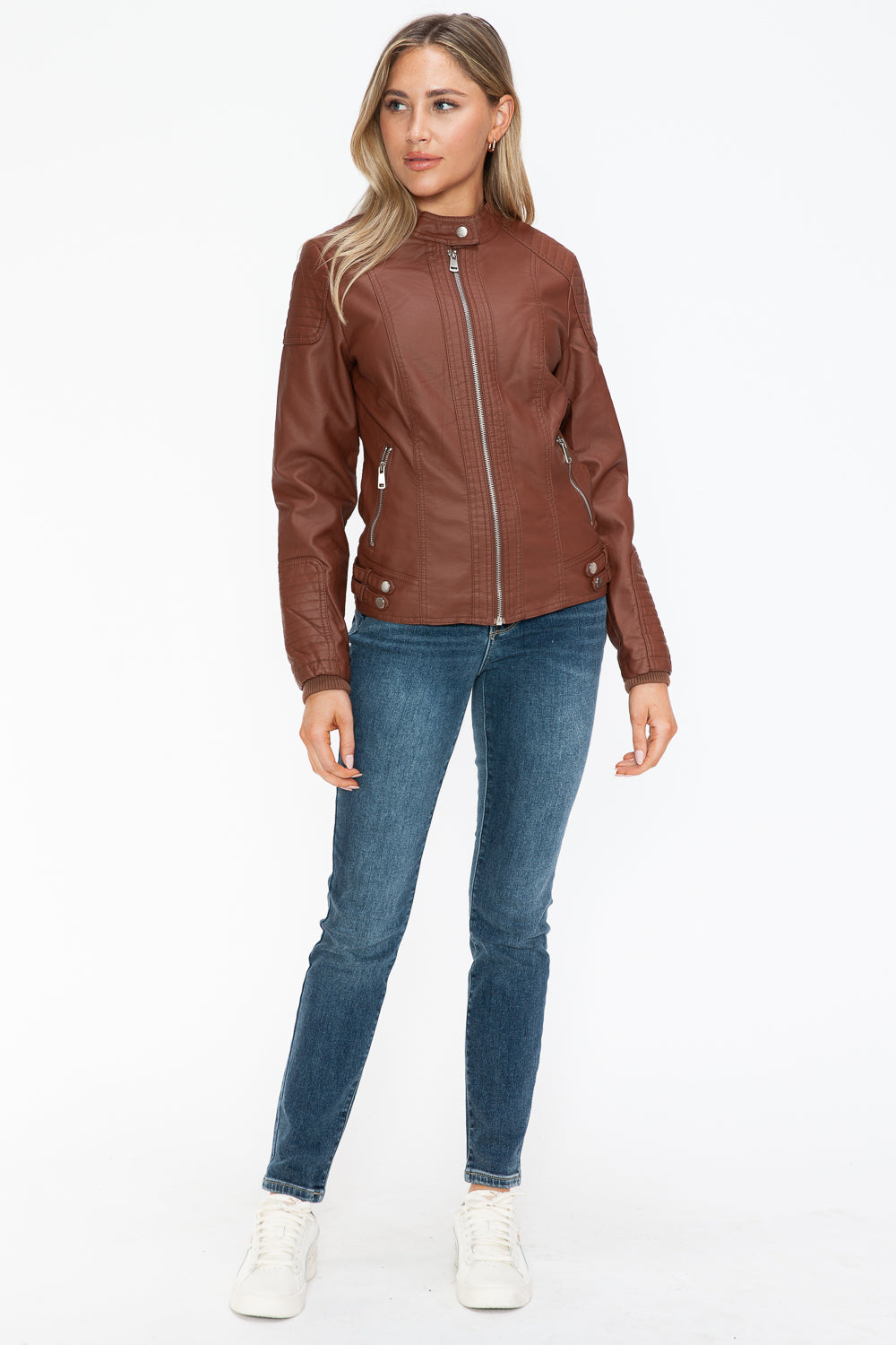 Snobbish Faux Leather Jacket