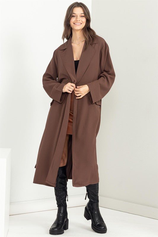 Hyfve Keep Me Close Belted Women's Trench Coat