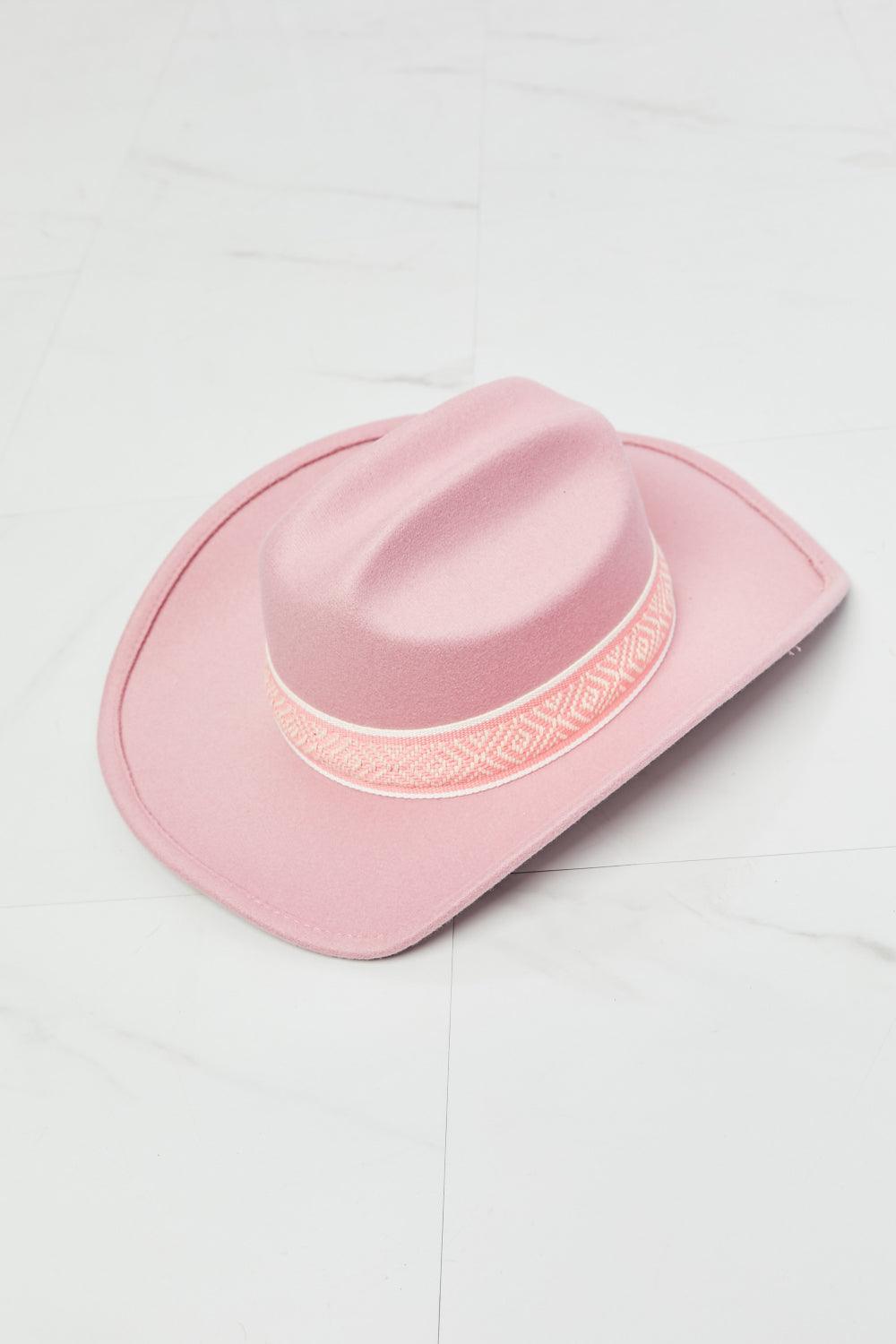 Fame Western Cutie Cowboy Hat in Pink - The Fiery Jasmine