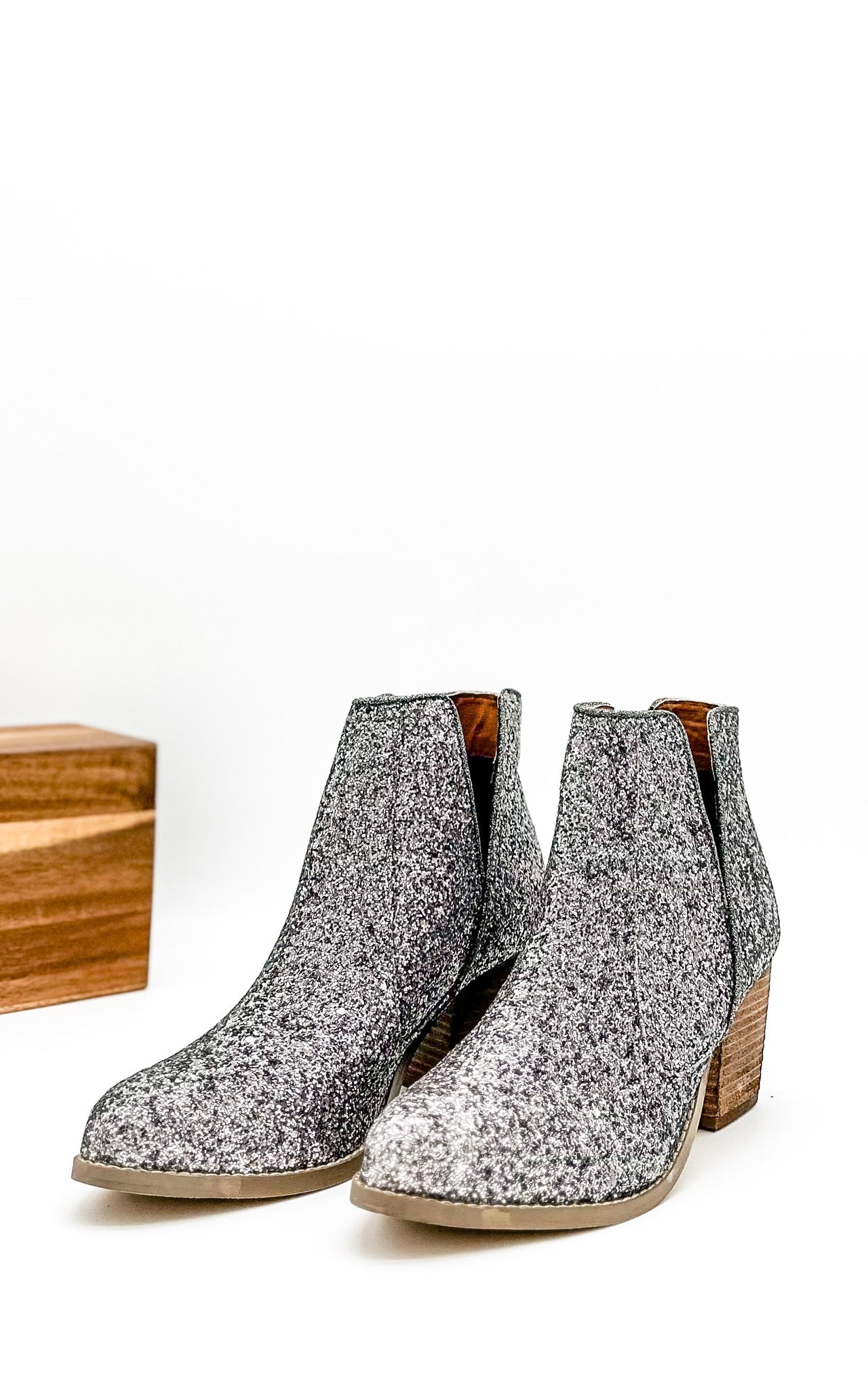 Not Rated Booties in Pewter