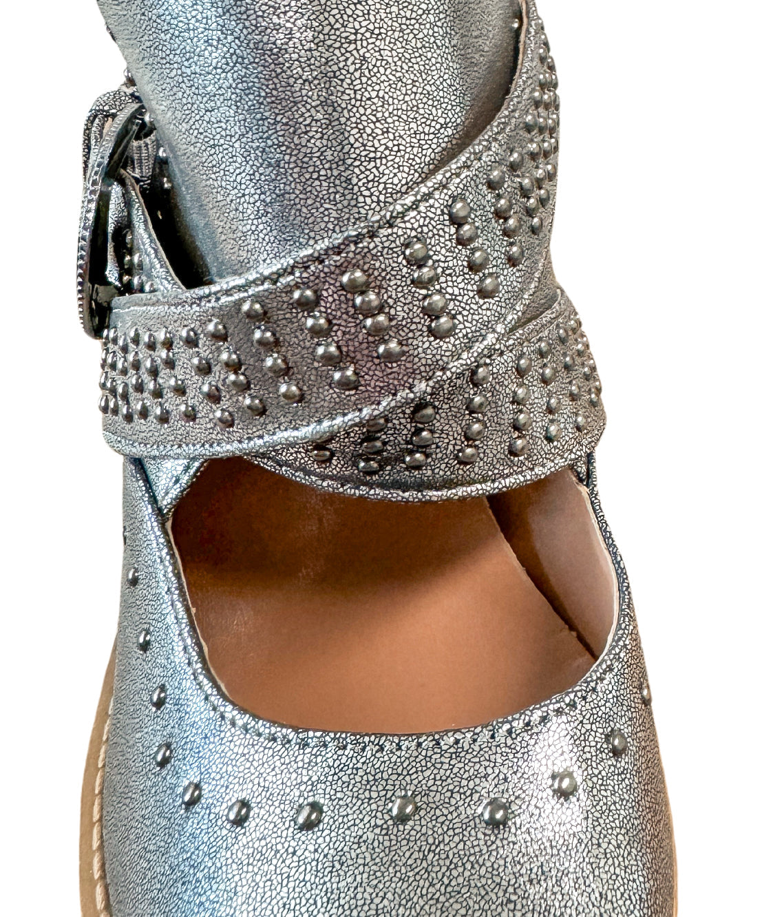 Naughty Monkey Fiona Ankle Boot in Silver