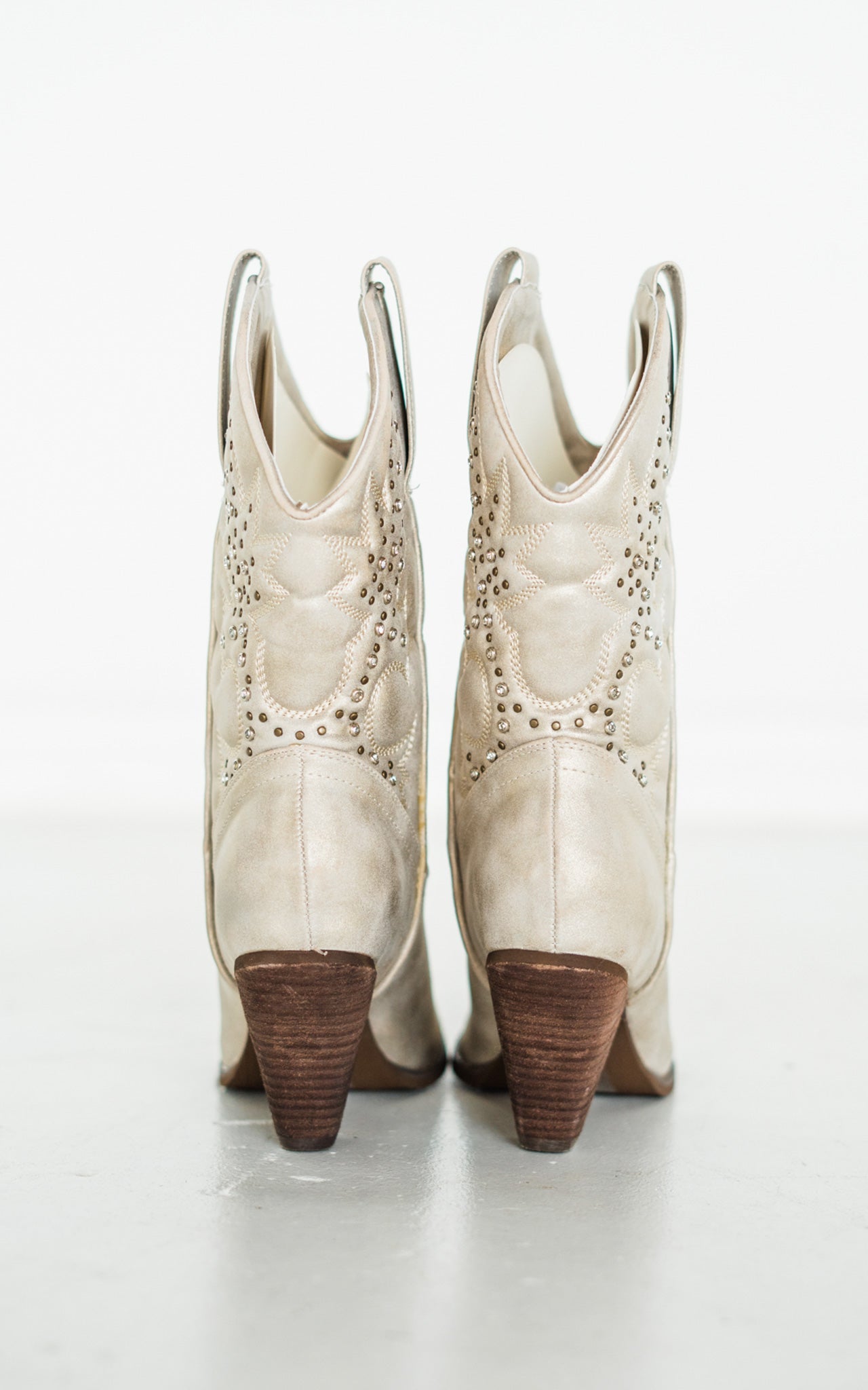 Naughty Monkey Houston Western Boots in Champagne