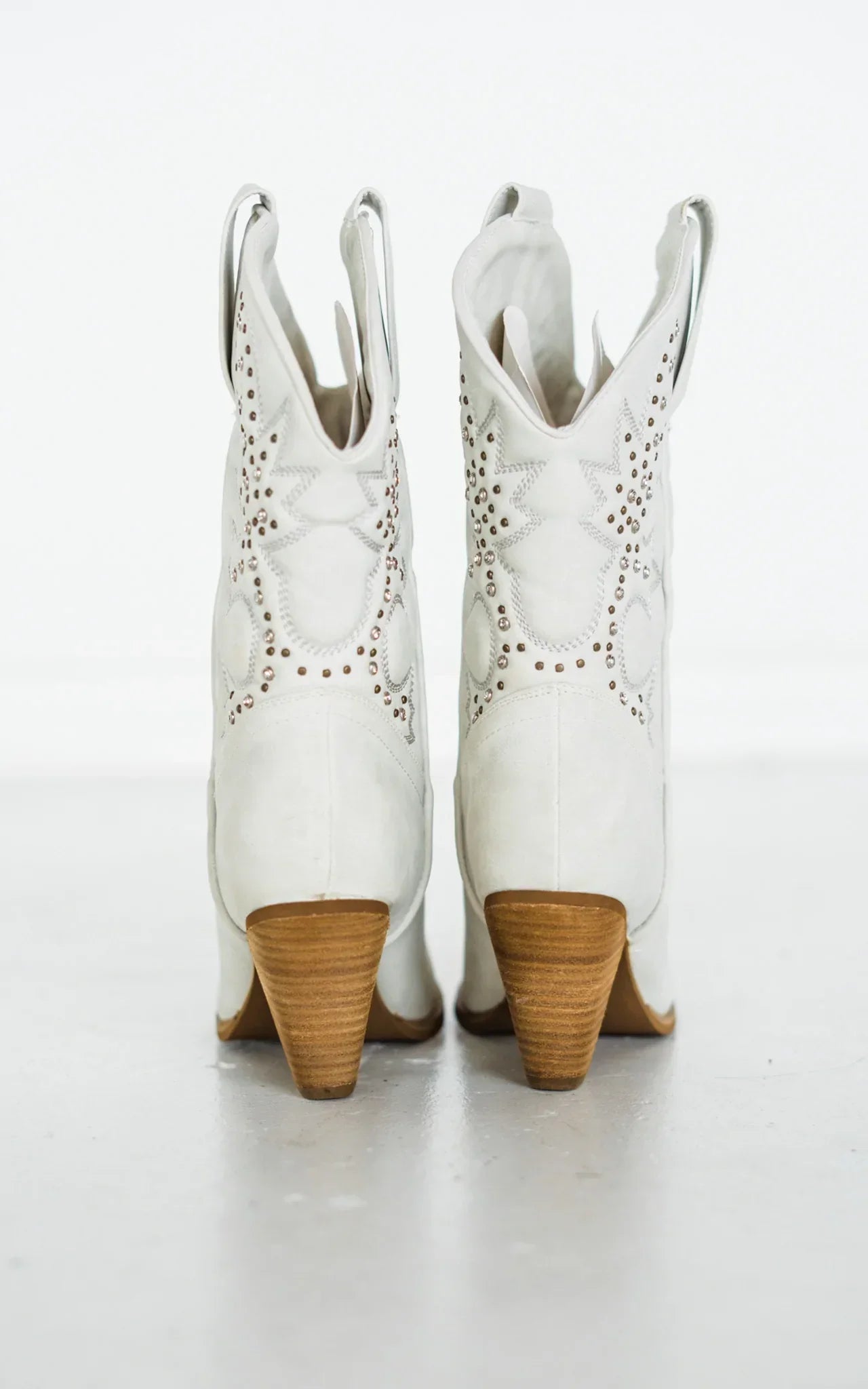 Naughty Monkey Houston Western Boots in White