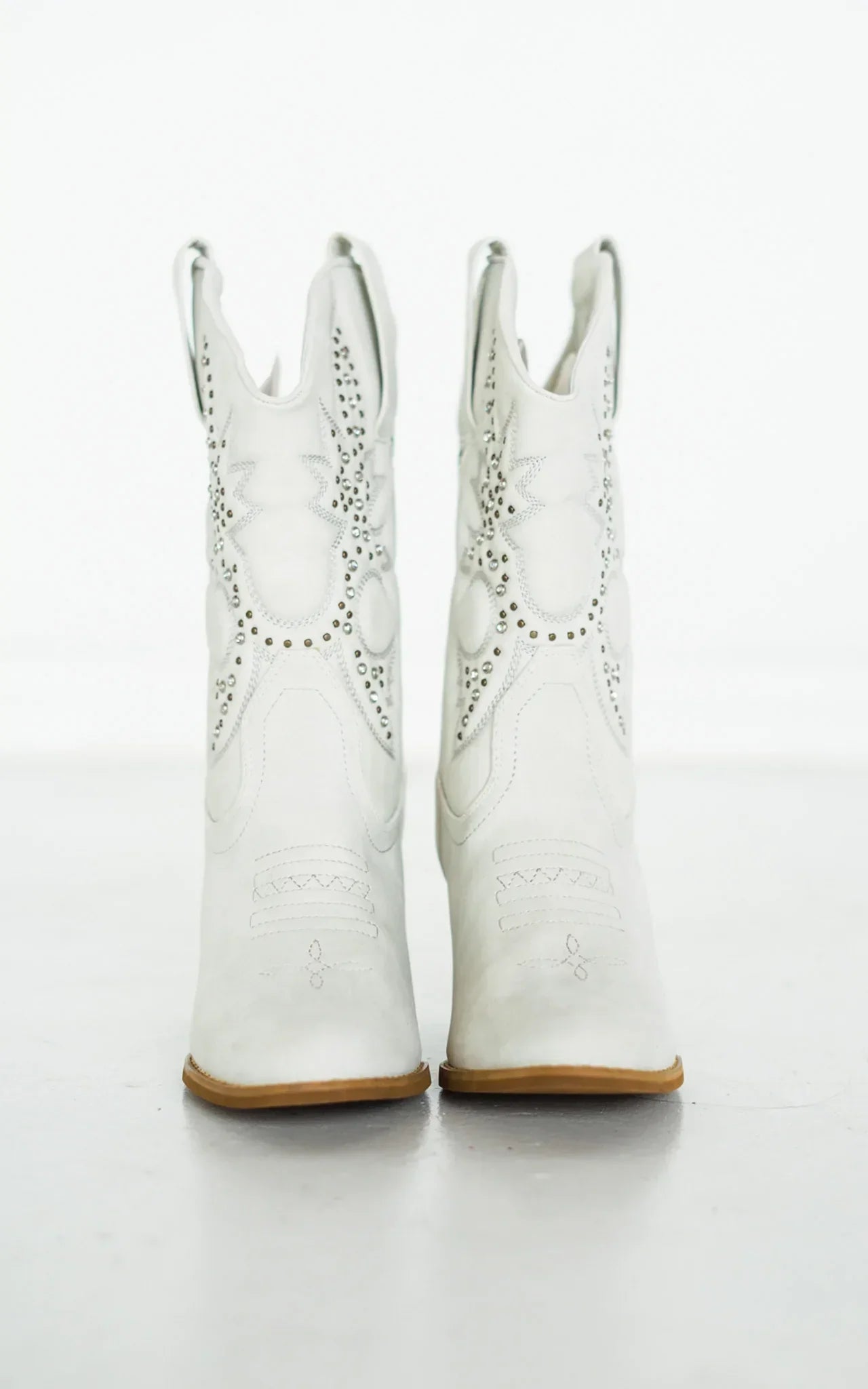 Naughty Monkey Houston Western Boots in White