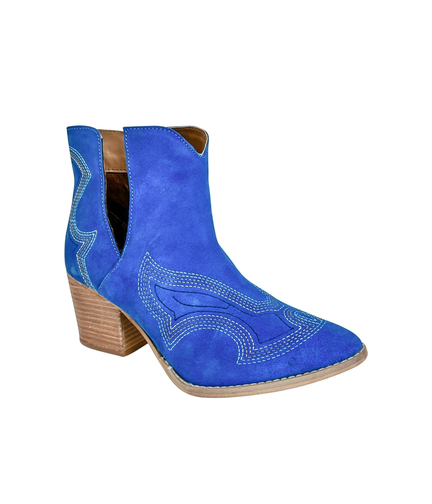 Naughty Monkey Journee Ankle Boots in Blue