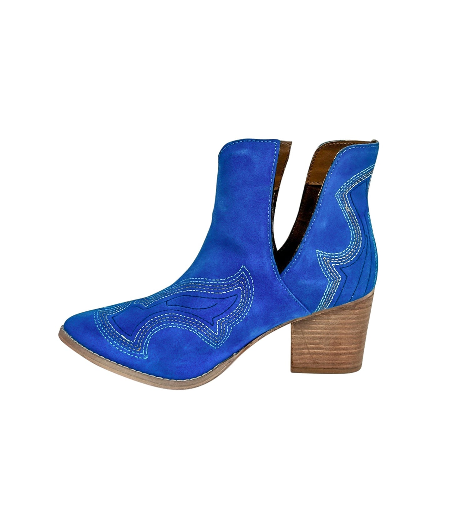 Naughty Monkey Journee Ankle Boots in Blue