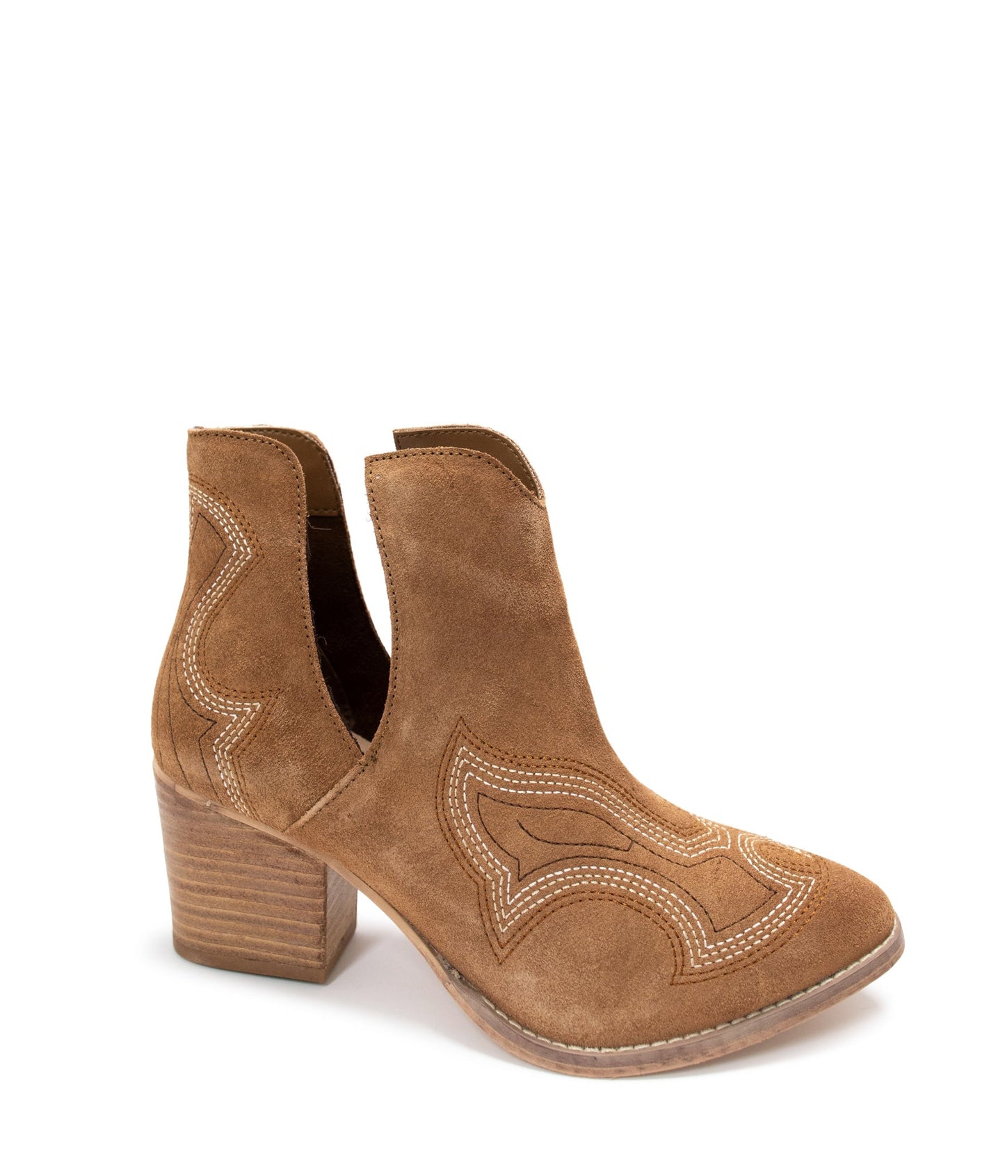 Naughty Monkey Journee Ankle Boots in Tan