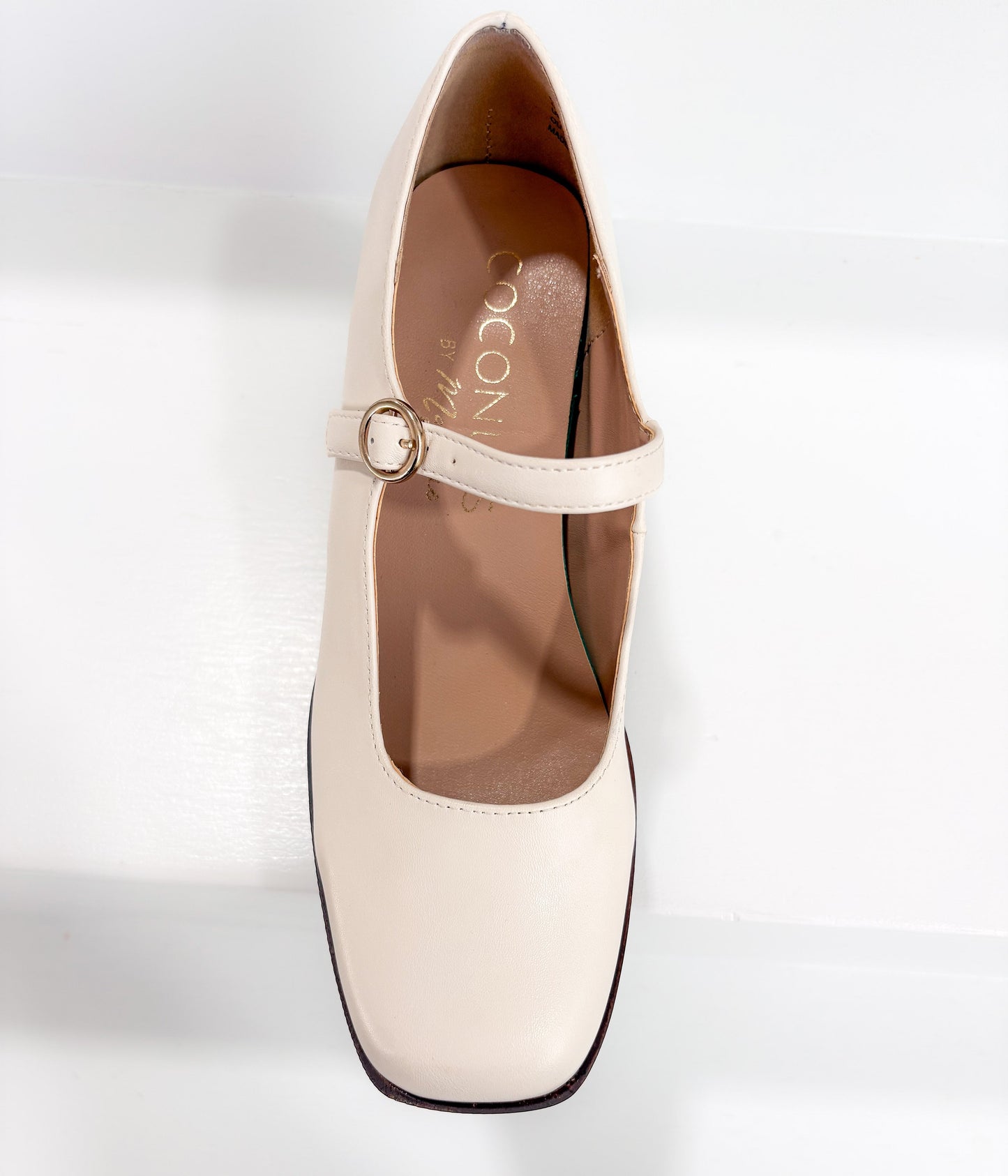 Matilda Platform Heel in Bone