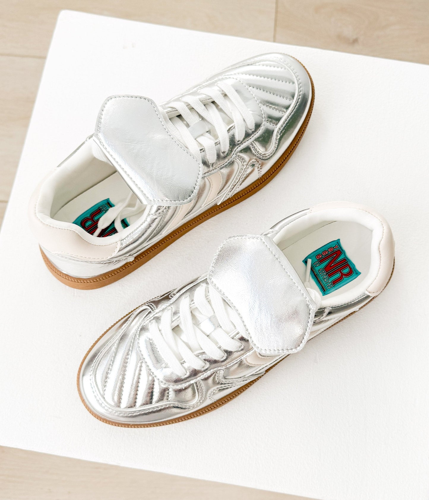 Milan Not Rated Metallic Sneaker in Silver